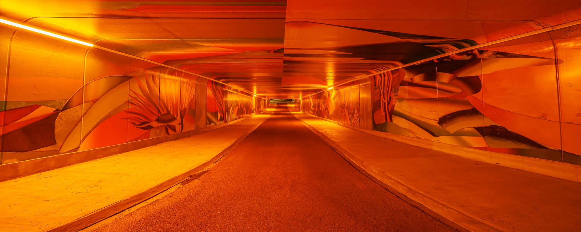 Papiermolenpassage verlicht met duurzame, diervriendelijke LED powerstripelite Papiermolenpassage verlicht met duurzame, diervriendelijke LED powerstripelite